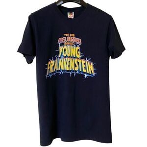 Young Frankenstein The New Mel Brooks Musical Men’s Black Graphic Shirt Sz S